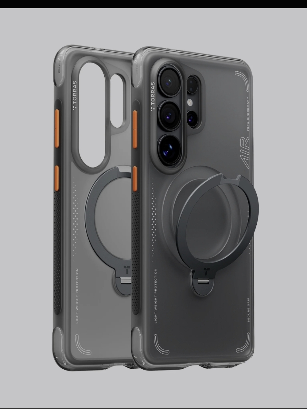 Samsung Galaxy S26 Ultra Case Torras  Ostand Q3 Air (Shadow Black)